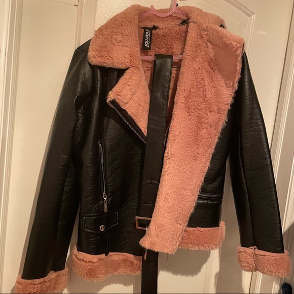 JouJou Leather Faux Fur Jacket - Picture 3 of 7